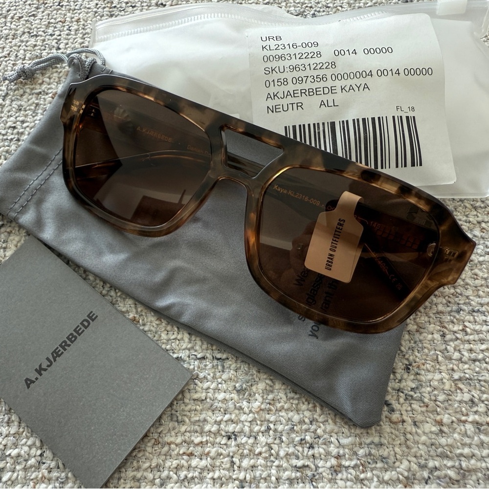 A.Kjaerbede Kaya Tortoise Sunglasses